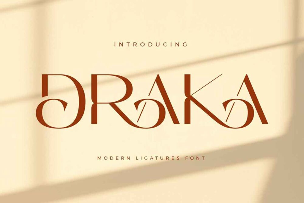 Draka - Modern Sans Font