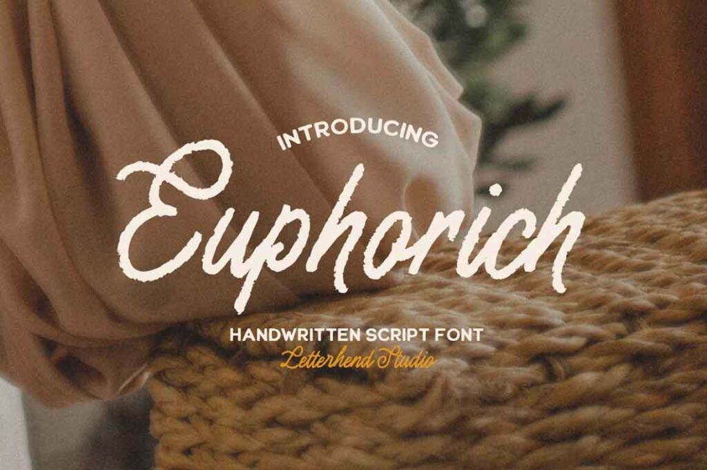 Euphorich - Handwritten Script Font