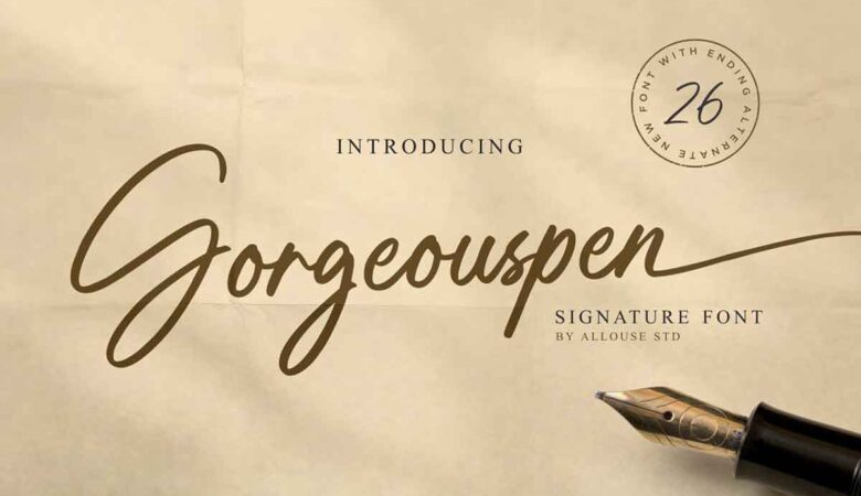Gorgeouspen A Elegant Signature