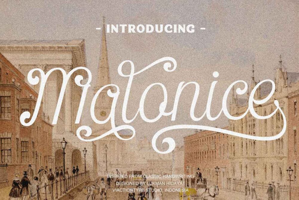 Malonice – Retro Script