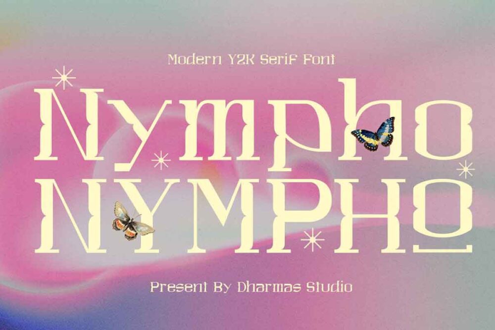 Nympho - Modern Y2K Serif