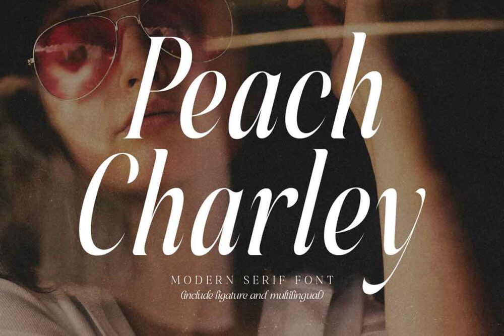 Peach Charley Modern Serif Font