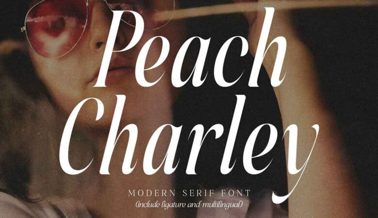 Peach Charley Modern Serif Font