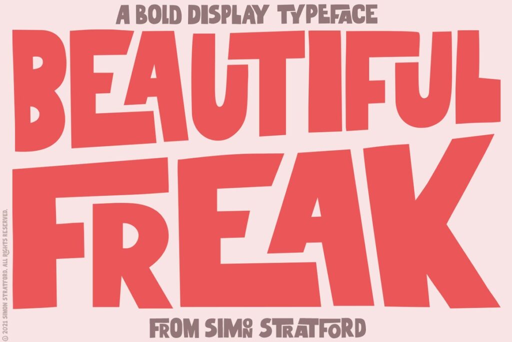 Beautiful Freak Font