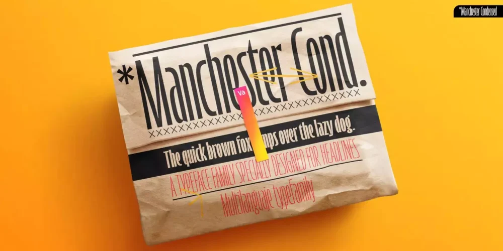 Manchester Condensed Font Family