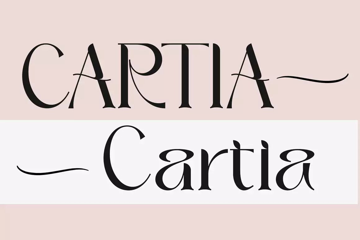 Cartia Typeface