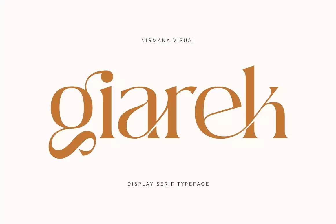 Giarek - Ligature Serif Font