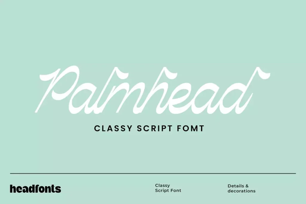 Palmhead Classy Script Font