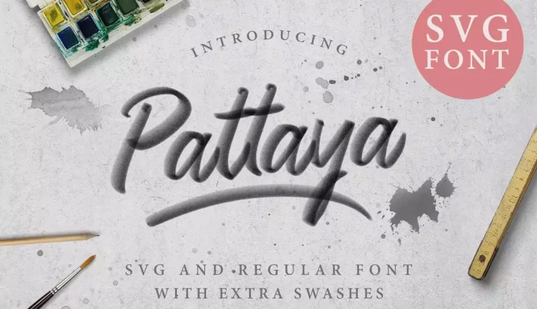 Pattaya SVG & Script Regular