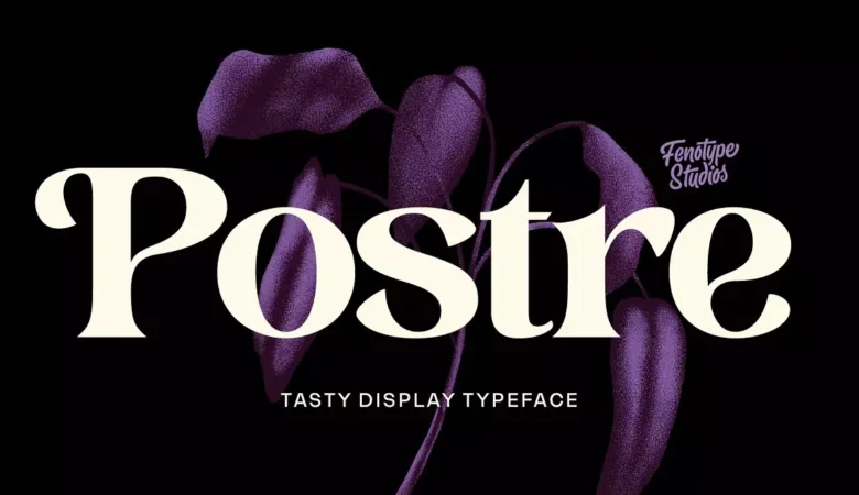 Postre -Stylish Serif
