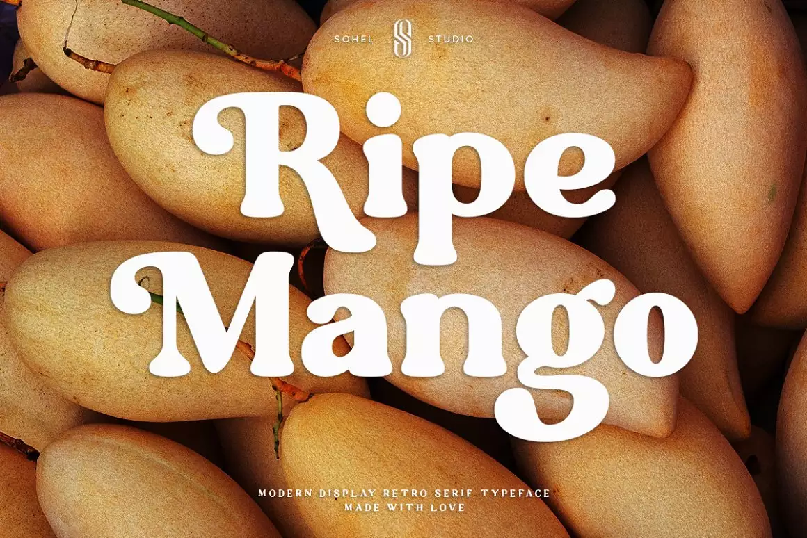 Ripe Mango - Retro Display Typeface