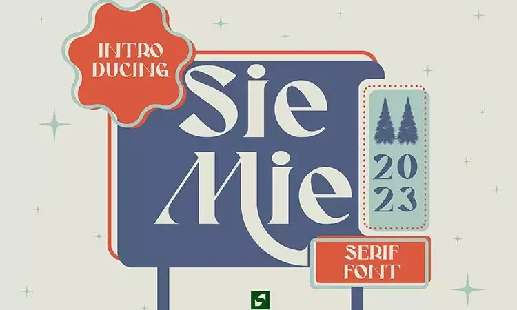 SIEMIE - Retro Serif Display Font