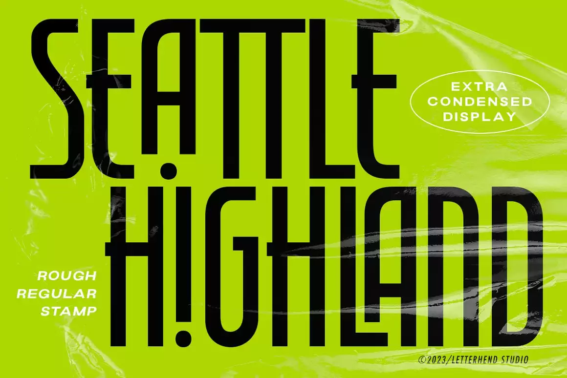 Seattle Highland - Condensed Font