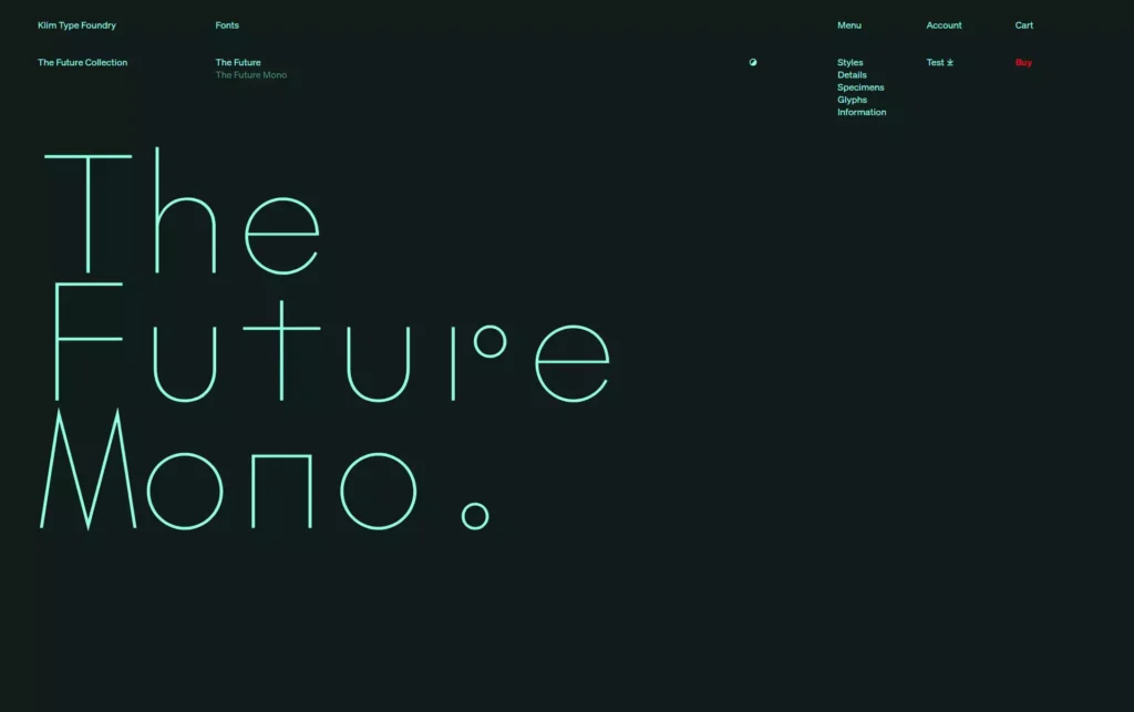 The Future Mono Font Family