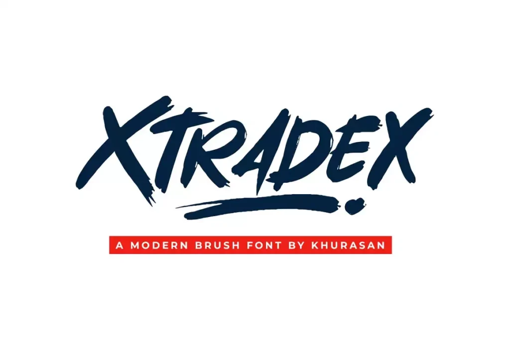 Xtradex Brush Font