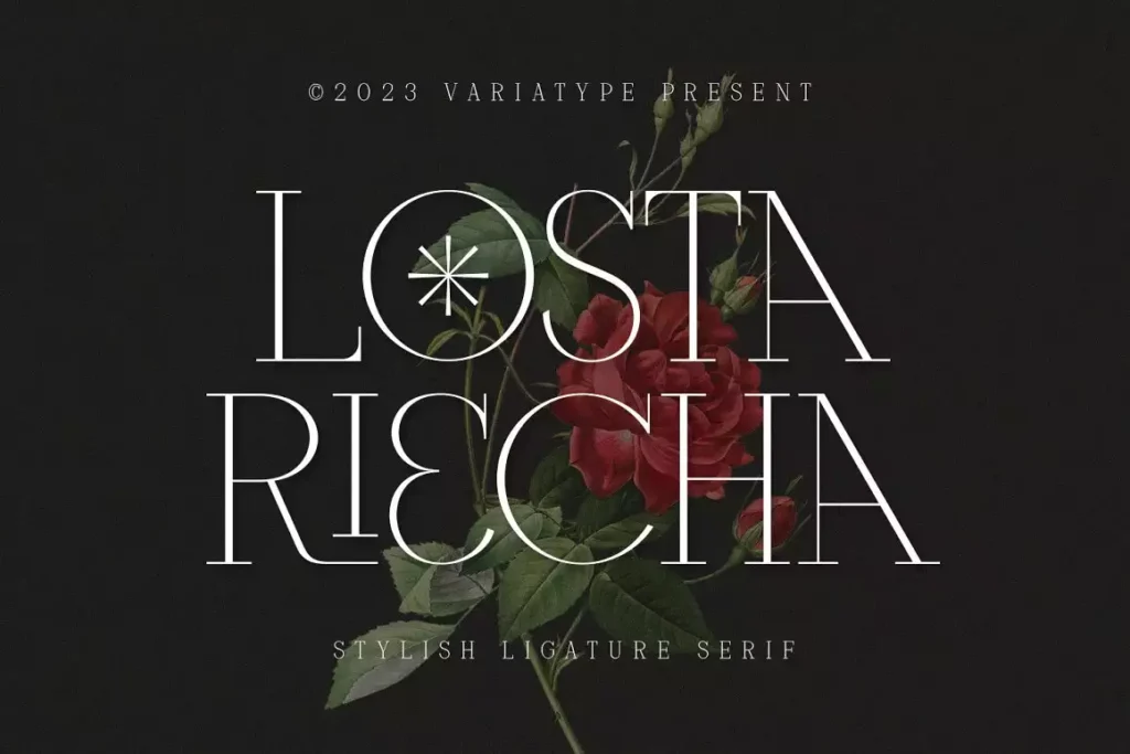 Losta Riecha - Stylish Serif