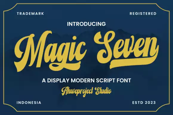 Magic Seven Font
