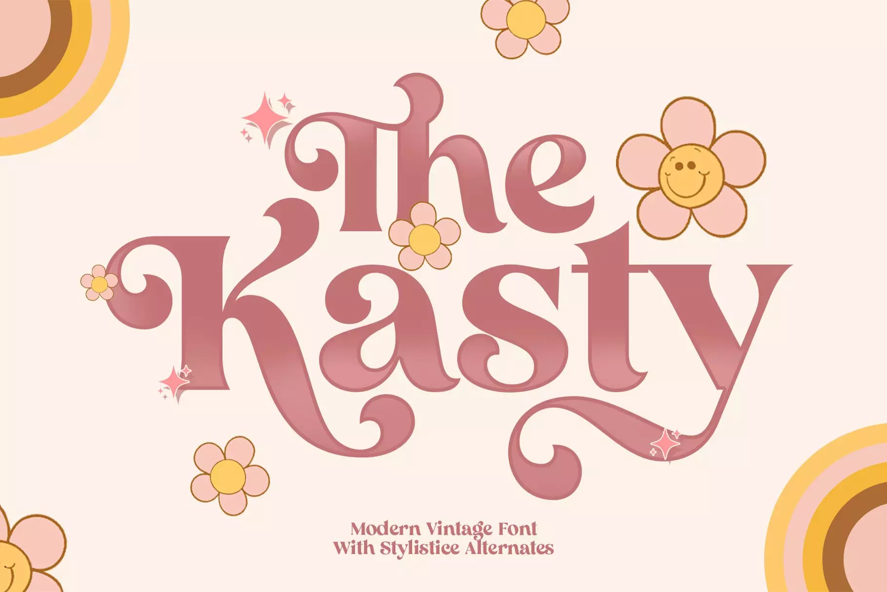 The Kasty Vintage Font