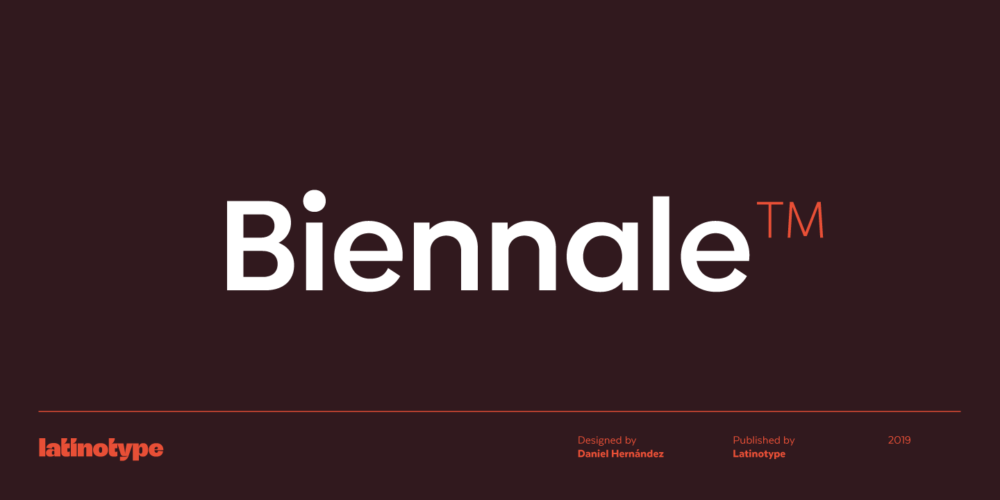 Biennale Font