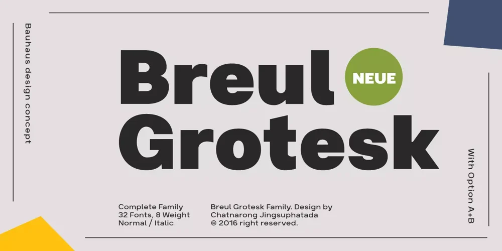 Breul Grotesk Font Family