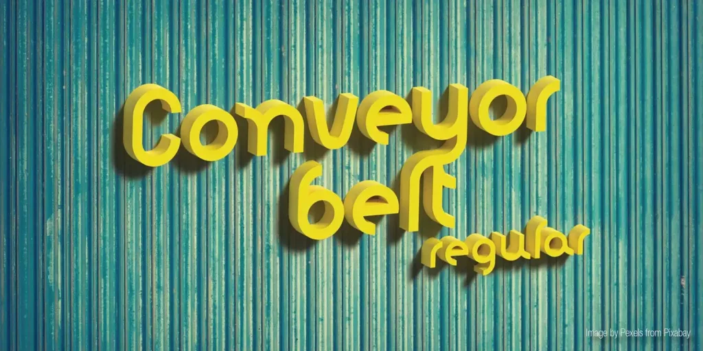 Conveyor Belt Font Family