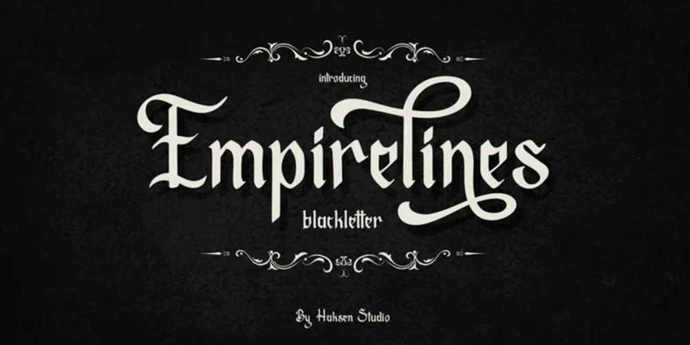 Empirelines Font Family