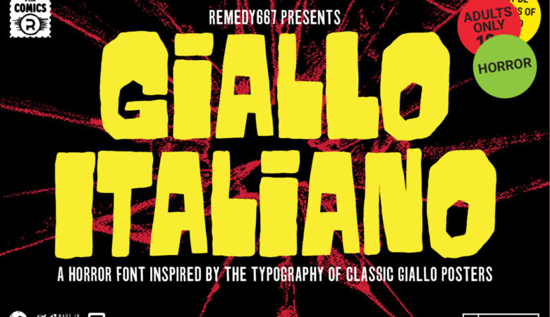 Giallo Italiano - Horror Film Font