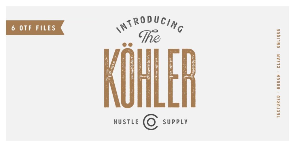 Kohler Font Family