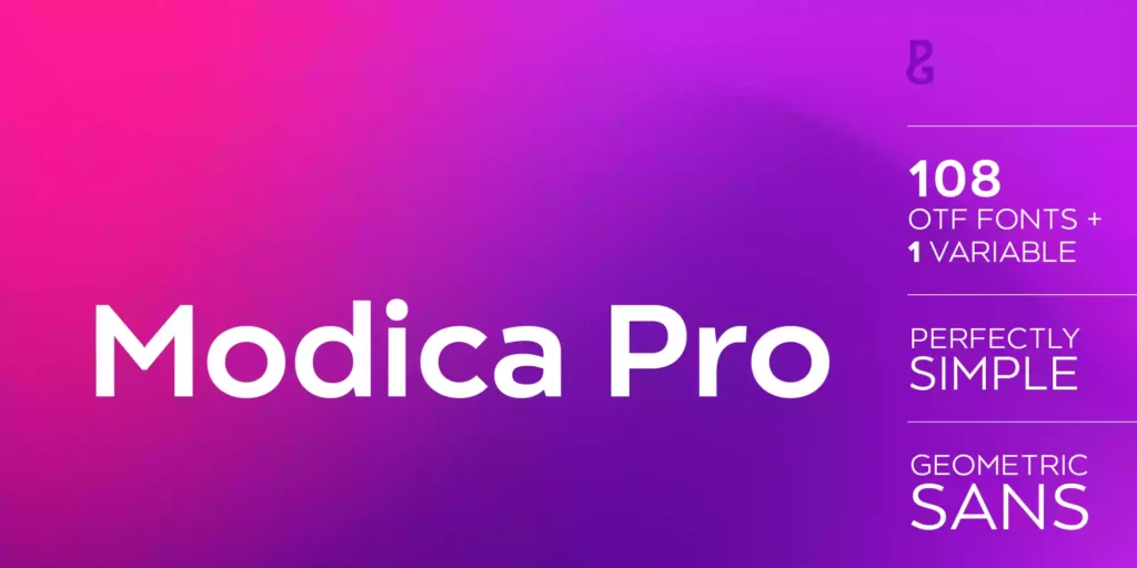 Modica Pro Font