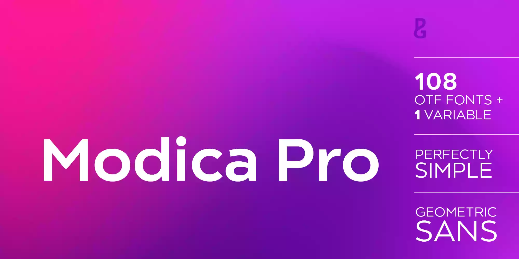 Modica Pro Font