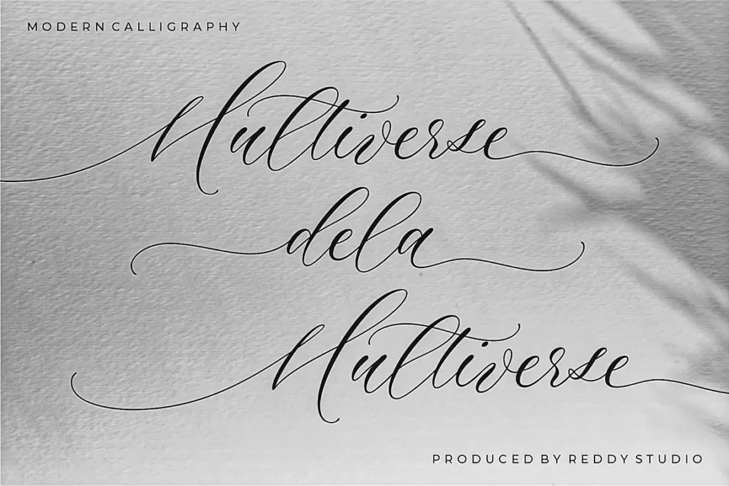 Multiverse – Luxurious Script Font