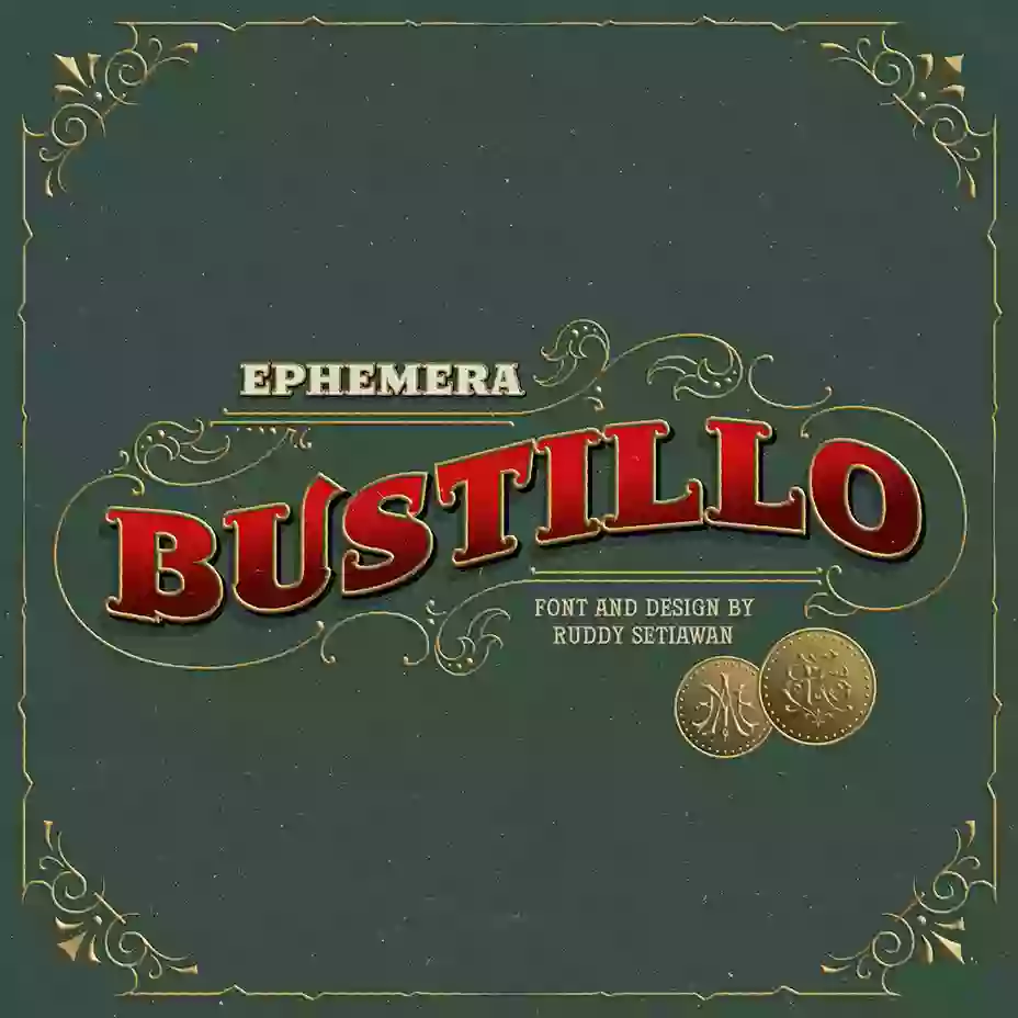 AM Bustillo Typeface