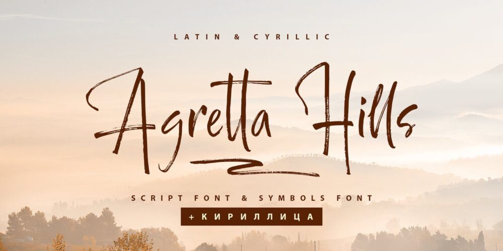 Agretta Hills Font Family