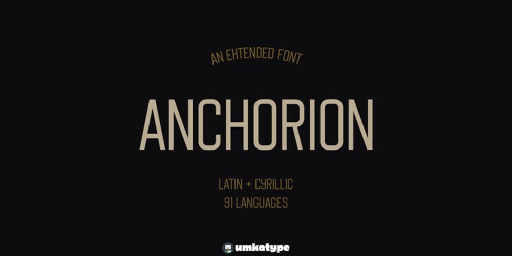 Anchorion Font