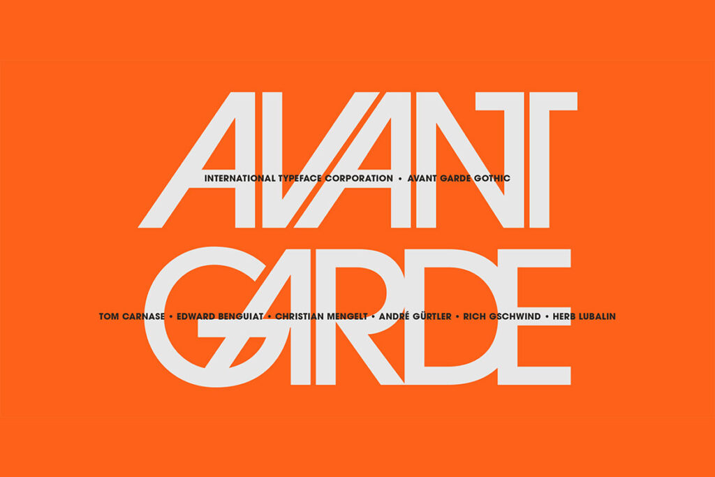 Avant Garde Font