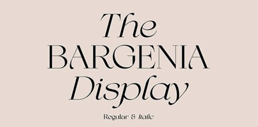 Bargenia Font Family