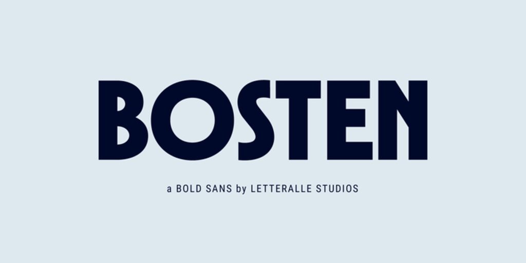 Bosten Font