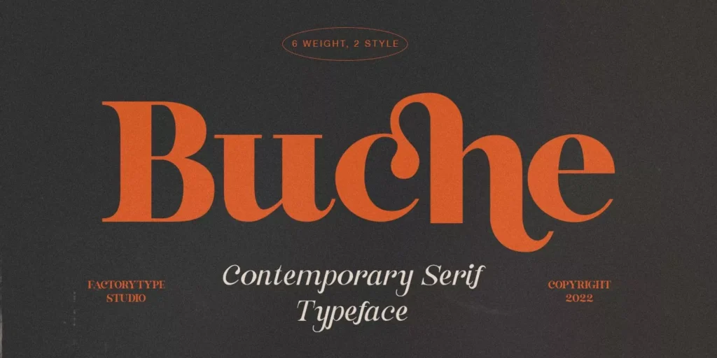 Buche Font Family