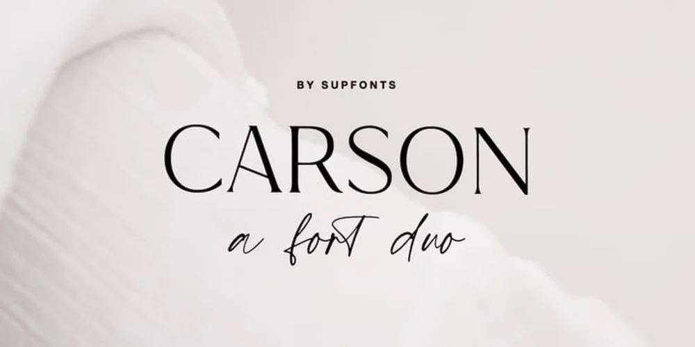 Carson Font Family
