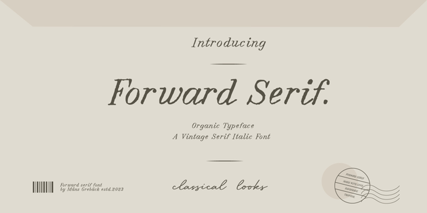 Forward Serif Font Family