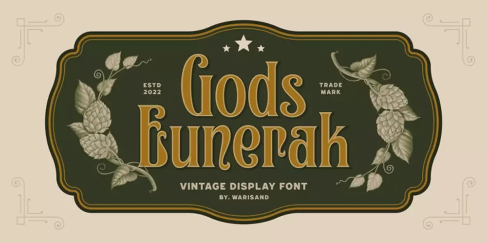 Gods Eunorak Font