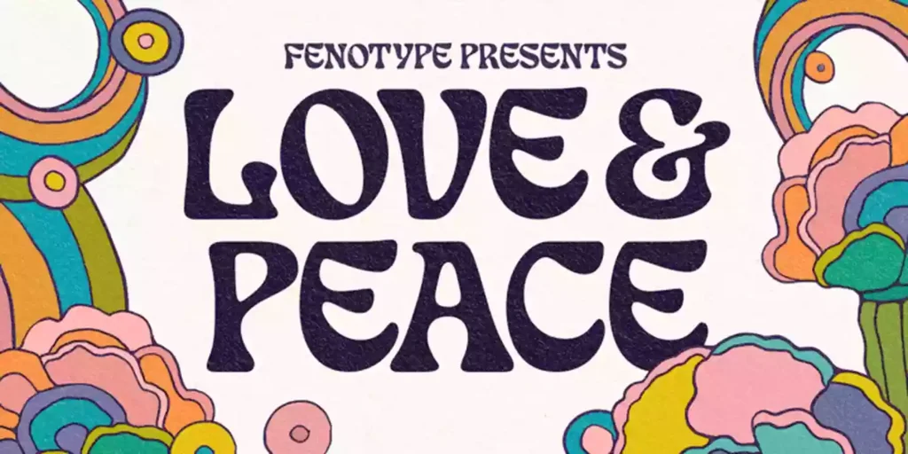 Love And Peace Font