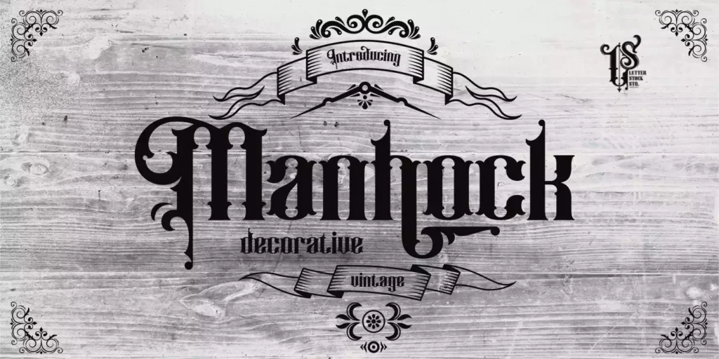 Manhock Font