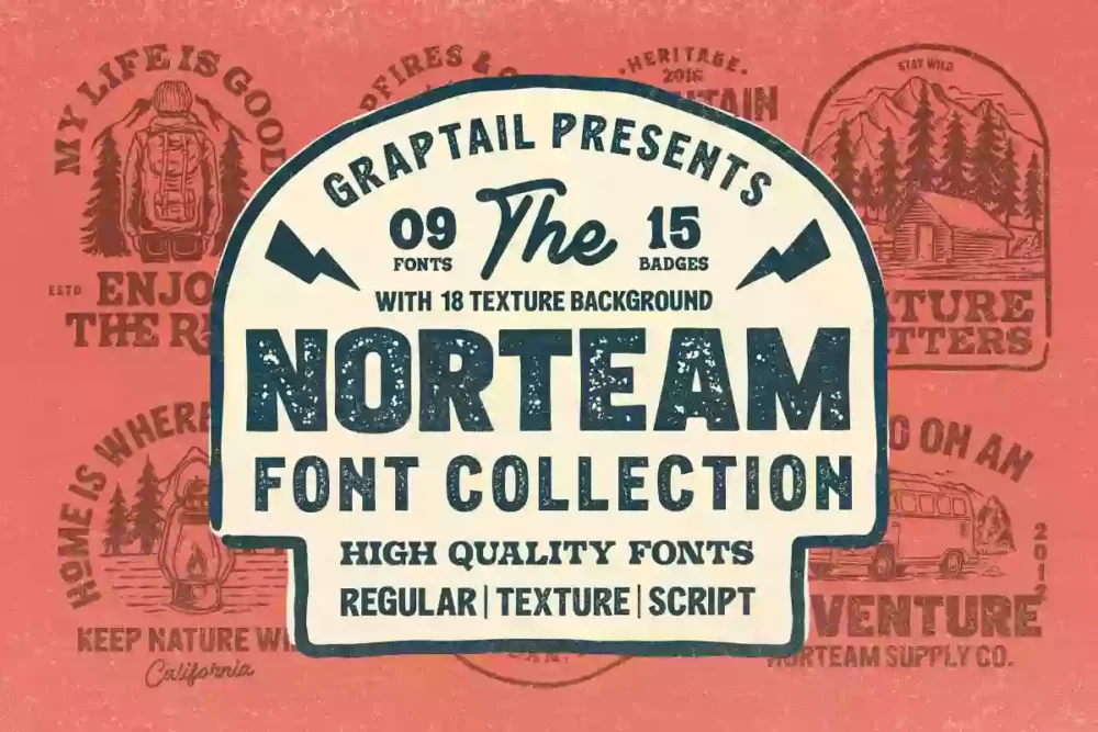 Norteam Font Collection