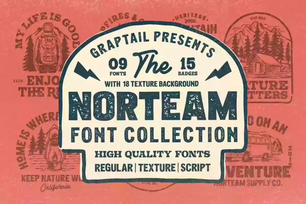 Norteam Font Collection