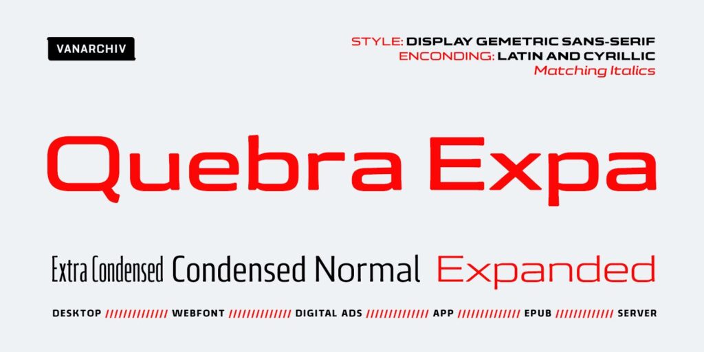 Quebra Expa Font Family