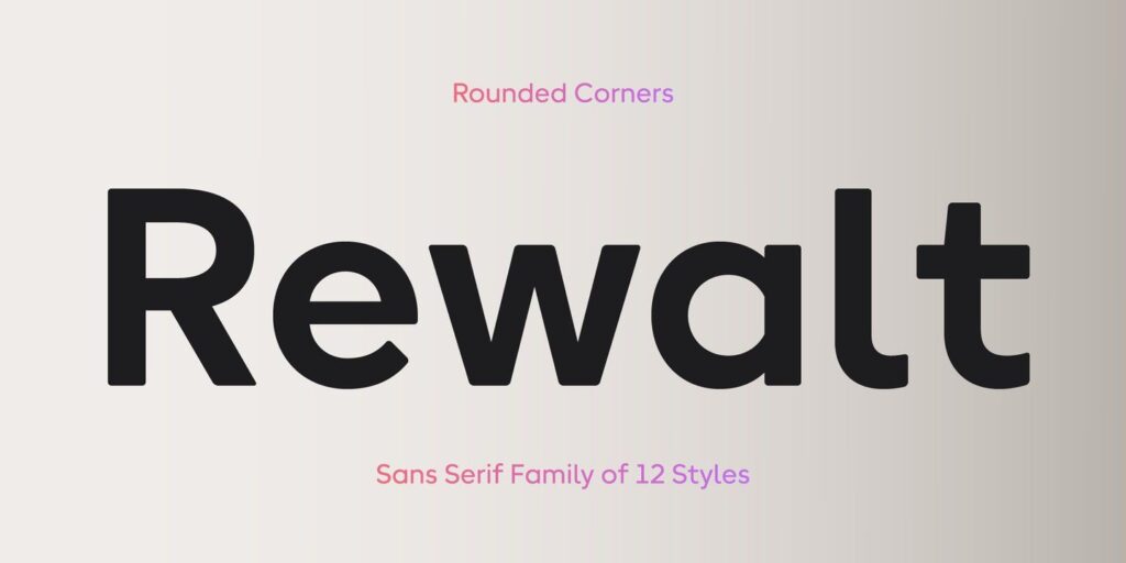 Rewalt Font Family