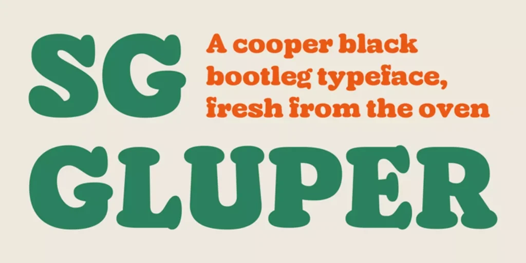 SG Gluper Font