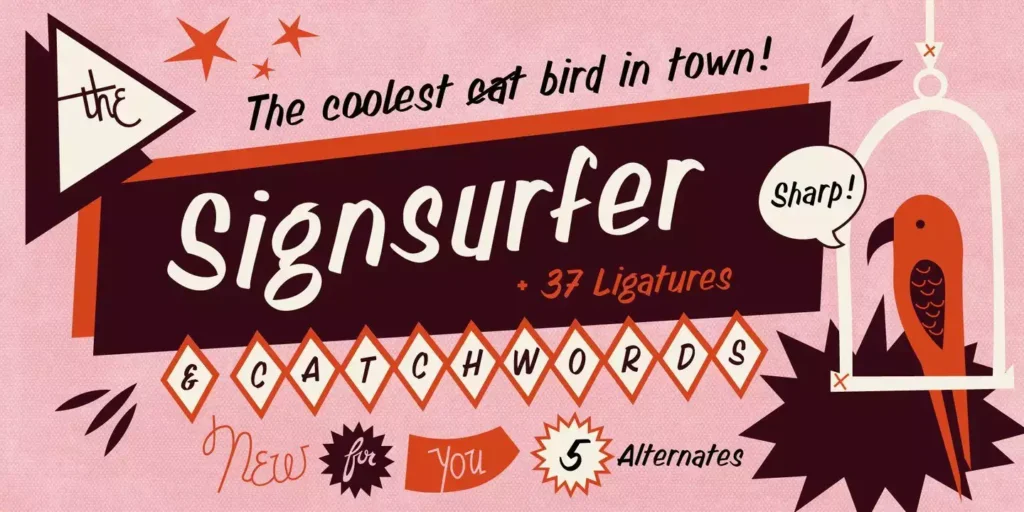 Signsurfers Script Font Family