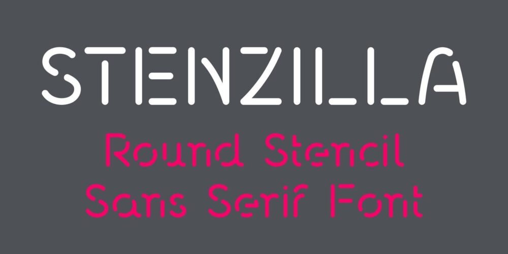 Stenzilla Font